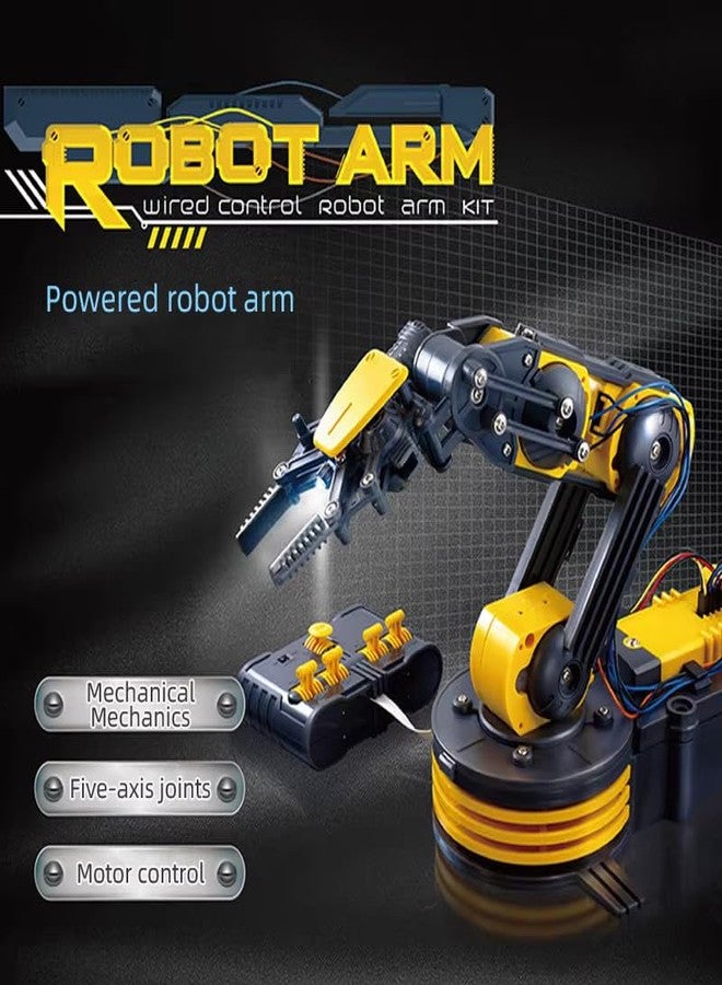 IDUINO STEM Building Toys Wire-Controlled Powered Robotic Arm Edge Robotic Arm Manipulator Assembling Children's Educational Toys - Image 3